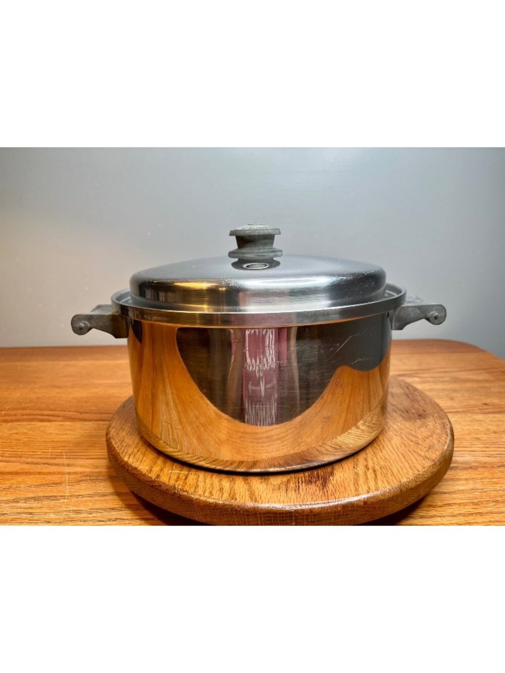 7 QT Saladmaster Stainless Steel Stockpot Dutch Oven with Vapo Lid Induction Com